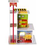 Dodo Toys – Houten Brandweerkazerne Hout – Groot – Brandweer Speelgoed – Garage