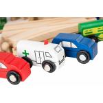 Dodo Toys – Houten Treinset – Treinbaan hout – Trein set – XXL – 70 stuks – Treinen Speelgoed