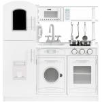 Mamabrum Houten Witte Keuken met Accessoires en Schort