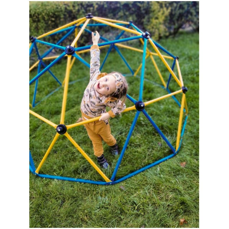 Mamabrum Klimrek Kinderen - Geometrische Koepel - Buitenspeelgoed