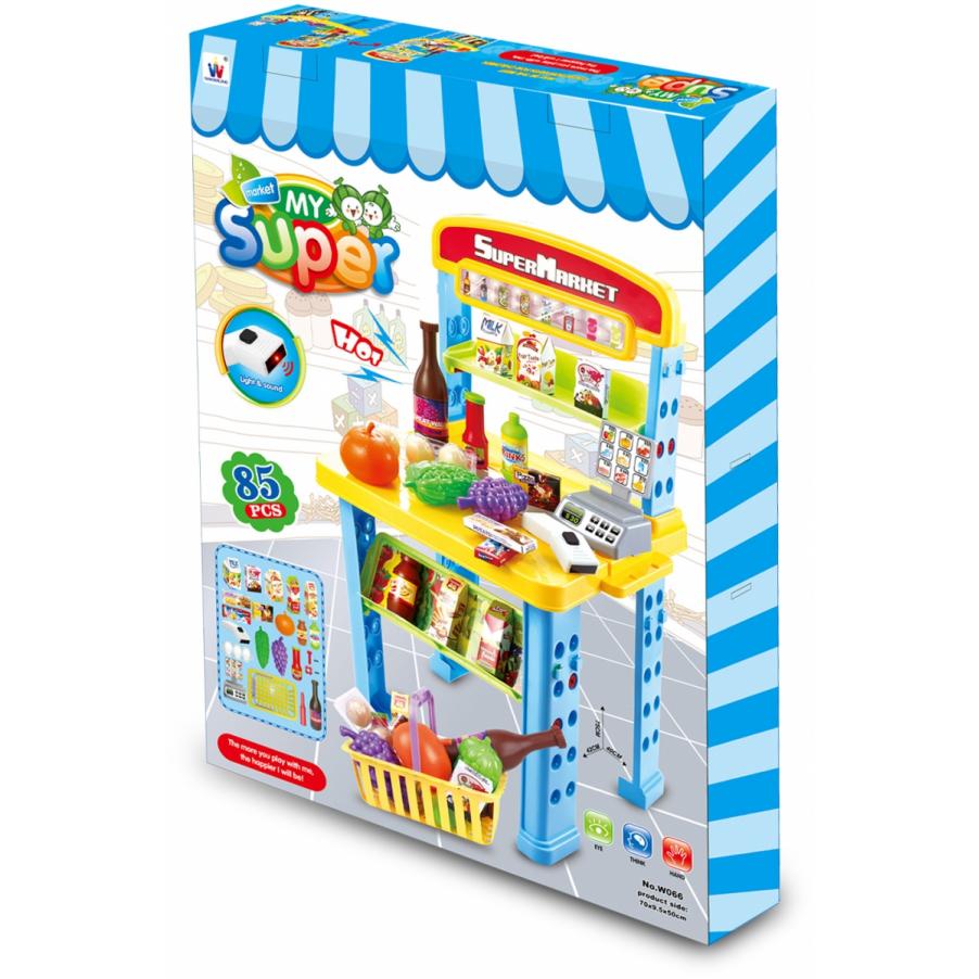 Dodo Toys - Speelgoedwinkeltje voor kinderen - Set - Groot - Boodschappen - Winkeltje Speelgoed