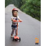 Kidz Motion – Kinderstep Step / Scooter – Oranje – Opvouwbaar – 3 wielen