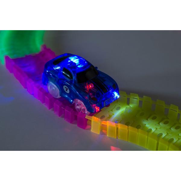Dodo Toys - Racebaan - Autobaan - Magic Tracks - 347cm - 220 delen - met auto
