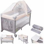 Moby System Campingbedje / Box - 0-36 maanden - Klamboe - Reisbedje baby