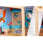 Dodo Toys – Houten Poppenhuis hout – Groot – Met verlichting – Compleet