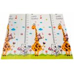 Mamabrum Dubbelzijdige Speelmat 200x180x1 cm – Happy Giraffes