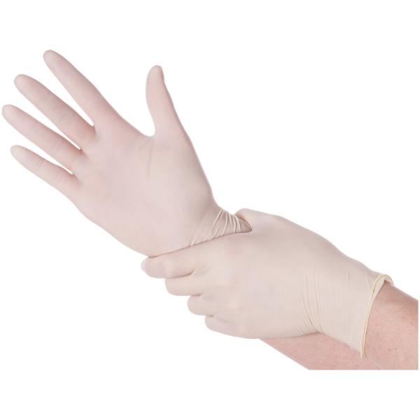 HeroTouch Medische latex handschoenen wegwerp - Poedervrij - 100 stuks - Large
