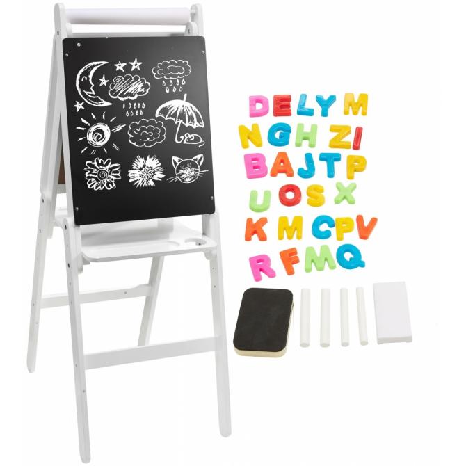 Mamabrum Kinderen 107 cm - Magnetisch Whiteboard krijtbord in 1 - - Niolo