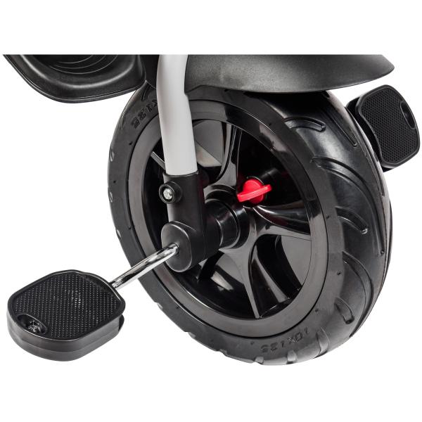 HyperMotion driewieler met duwstang TOBI MAJESTIC - Opvouwbaar - Grijs