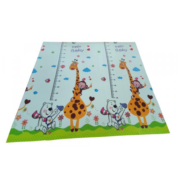 Mamabrum Dubbelzijdige Speelmat 200x180x1 cm - Happy Giraffes