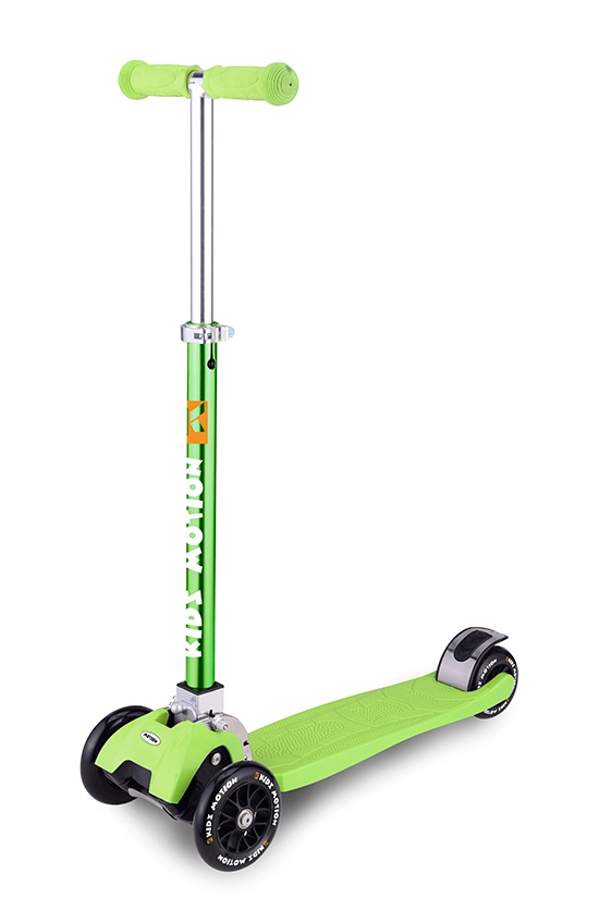 Kidz Motion - Kinderstep Step / Scooter - Groen - Opvouwbaar - 3 wielen