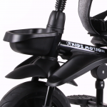 Kidz Motion – Driewieler met duwstang | vanaf 1 jaar | Drie wieler – Zwart – Grijs