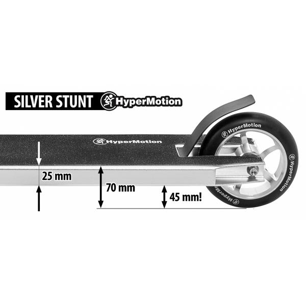 HyperMotion Stunt Step – Zilver – 100kg – Stuntstep