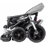 HyperMotion driewieler met duwstang TOBI MAJESTIC – Opvouwbaar – Grijs