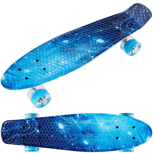 HyperMotion Pennyboard jongens en meisjes Skateboard blauw