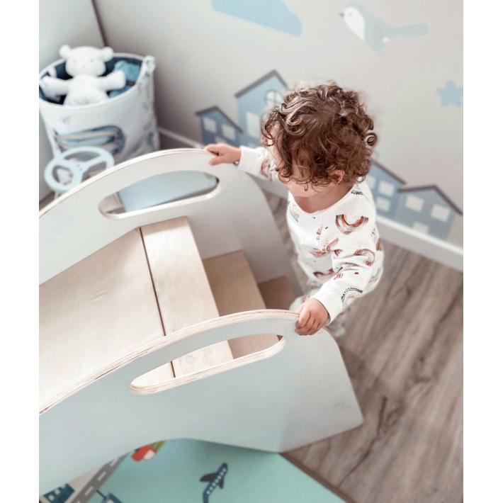 Mamabrum Houten glijbaan voor kinderen XXL 155cm - Montessori - vanaf 12 maanden